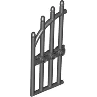Gate 1 x 4 x 9 Arched with Bars and Three Studs