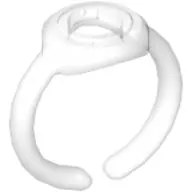 Clikits Ring, Narrow Band with Hole in Top
