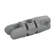 Hinge Cylinder 1 x 3 Locking with 1 Finger and 2 Fingers On Ends, with Hole, 9 Teeth