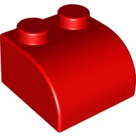 Brick Soft Curved 2 x 2