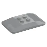 Brick Curved 6 x 4 x 2/3 Quad Curved with 2 x 2 Studs