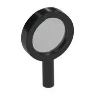 Equipment Magnifying Glass with Thick Frame, Solid Handle, Trans-Clear Lens