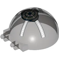 Windscreen 6 x 6 x 3 Canopy Half Sphere with Dual 2 Fingers and Republic Gunship Window Print