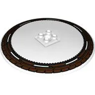 Dish 10 x 10 Inverted (Radar) with Wheel / Tire Print