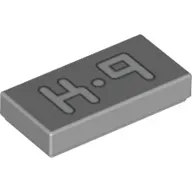 Tile 1 x 2 with 'K-9' Print