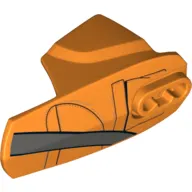 Large Figure Limb Cover, Size 6, Armor with Ball Joint Socket with Dark Bluish Gray Strap and Pocket Print