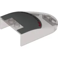 Windscreen 6 x 4 x 1 Curved with 'Audi e-tron quattro' and Light Bluish Gray Roof print