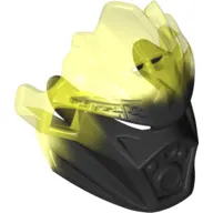 Large Figure Mask of Earth (Unity) with Marbled Trans-Neon Green Pattern