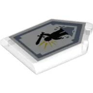 Tile Special 2 x 3 Pentagonal with Nexo Power Shield Print - Battle Cry