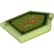 Tile Special 2 x 3 Pentagonal with Nexo Power Shield Print - Tone of Power