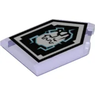 Tile Special 2 x 3 Pentagonal with Nexo Power Shield Print - Corrupting Crush