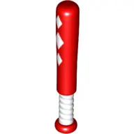Sports Baseball Bat 4L with White Grip Handle and 3 White Diamonds