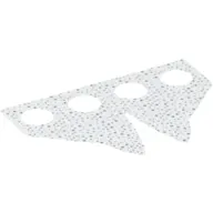 Hipwear Coattails, Pointed with Silver Speckles Print