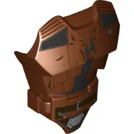 Large Figure Torso Cover with Raised Belt and Han Solo Armour, Belt Print
