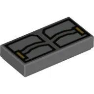 Tile 1 x 2 with Batman Pockets Print