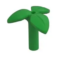 Plant, Stem with 3 Leaves and Bottom Pin