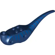 Animal Body Part, Dinosaur, Raptor Body with Blue Stripes