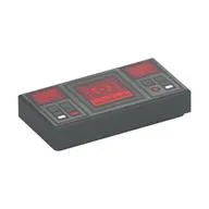 Tile 1 x 2 with Controls print