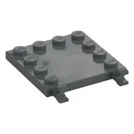 Plate Special 4 x 4 with Studs on Edges and Clips Horizontal