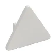 Road Sign Clip-on 2.2 x 2.667 Triangular with Open O Clip
