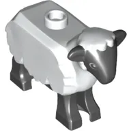 Animal, Sheep with White Wool print