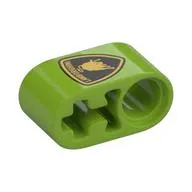 Technic Beam 1 x 2 Thick with Pin Hole and Axle Hole with Lamborghini Symbol print