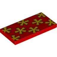 Tile 2 x 4 with Hawaiian Shirt Print