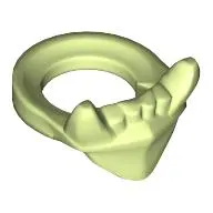 Minifig Neckwear Lower Jaw with Fangs