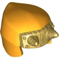 Hood with Pearl Gold Horns Pattern