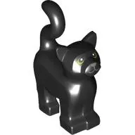 Animal, Cat, Standing New Style with Olive Green Eyes, Dark Bluish Grey Nose Print (Thackery Binx)