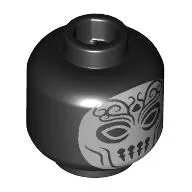 Minfig Head Death Eater, Silver Mask, Wide Eyes / Narrow Eyes print