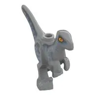 Animal, Dinosaur, Raptor, Child, Sand Blue Stripes print