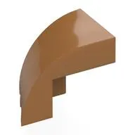 Brick Wedged, Curved 3 x 2 x 1 2/3 with Stud Notch Right
