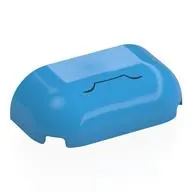 Brick Round, Curved Triple 2 x 4, No Studs with Black Squiggly Line (Mouth) print