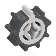 Technic Gear Stepper 9 Tooth with Dark Bluish Grey Teeth pattern