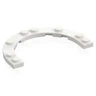 Plate Round Half 5 x 8 with 4 x 6 Round Cutout