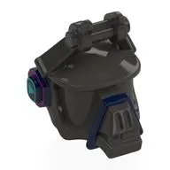 Mask, Robot Wolf with Dark Blue Stripe, Dark Purple/Dark Turquoise Ears (DJ Yonder)