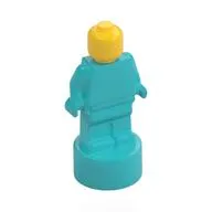 Minifig Trophy Statuette with Yellow Head pattern