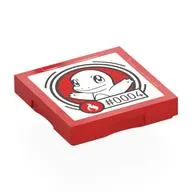 Tile Special 2 x 2 with SMART Tag with '#0004' Charmander Print