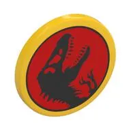 Road Sign Clip-on 2 x 2 Round with print