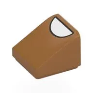 Brick Sloped 30° 1 x 1 x 2/3 (Cheese Slope) with print