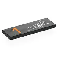 Tile 2 x 6 with White Signature (Lando Norris), Orange '1' print