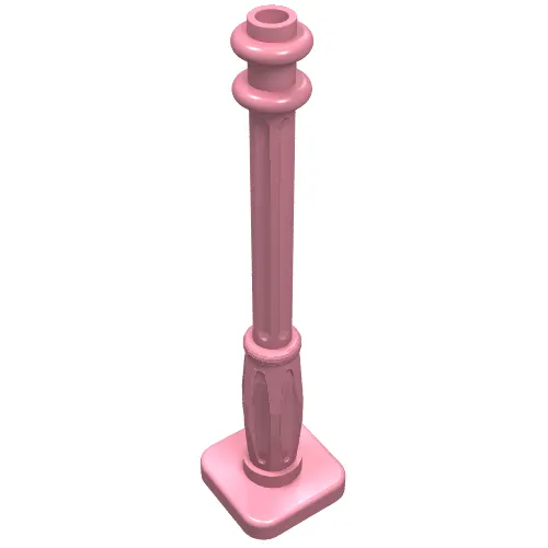 Lamp Post 2 x 2 x 7 with 6 Base Flutes