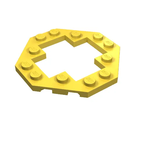 Plate Special 6 x 6 Octagonal with Opening
