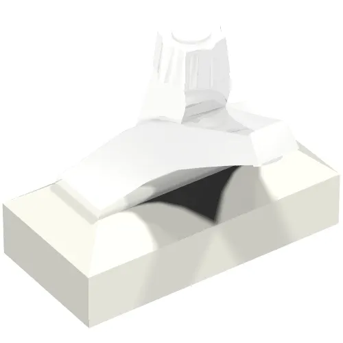 Tap 1 x 2 Base with Chrome Silver Spout