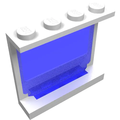 Panel 1 x 4 x 3 with Fixed Glass