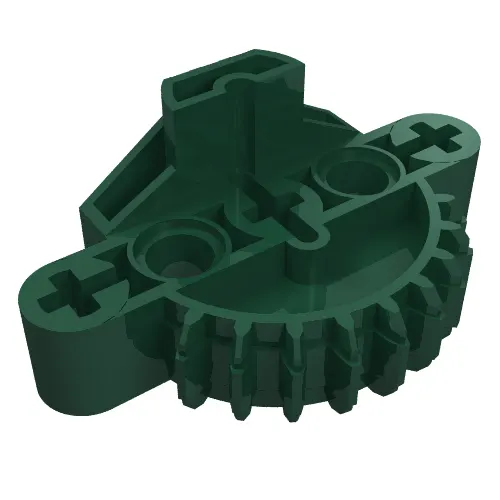 Large Figure Skeletal, Torso, Gear 9 Tooth with 3 Axle Holes and 2 Holes (Matoran)