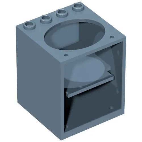 Belville, Cupboard 4 x 4 x 4 with Elliptical Hole for Sink