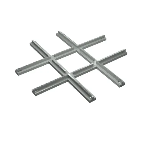 Train Track 4.5V Crossing, Slotted Rail