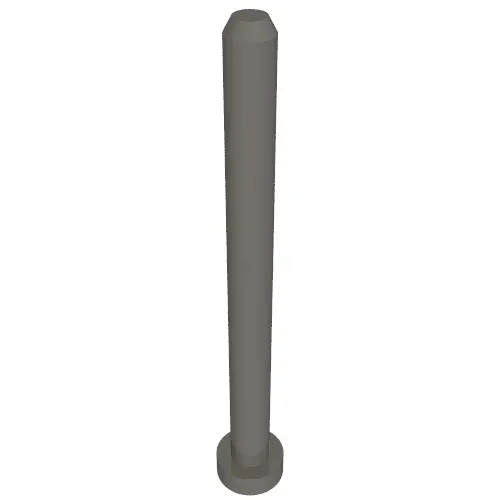Vehicle Track, Train, Connection/Stacking Pin 4 ½ stud long for Track Storage